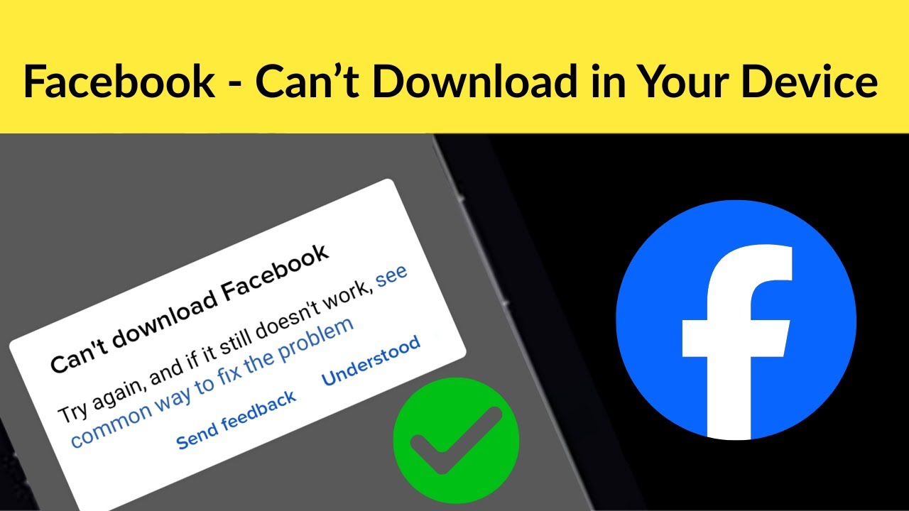 How To Solve Can't Download App Problem On Play store | Can't Download Facebook Google Playstore