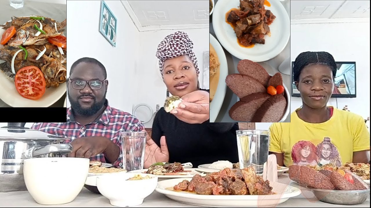 ZAMBIAN TRADITIONAL FOOD MUKBANG .dry fish, lumanda, chikanda, bream, beans, okra, chibwabwa