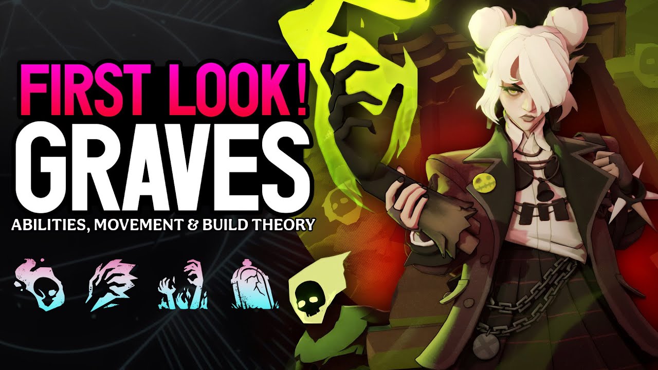 FIRST LOOK AT GRAVES! NEW DEADLOCK HERO! Abilities, Movement & Build Theory