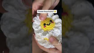 Ready for summer! ☀️ #crochet #keychain #cute #flower