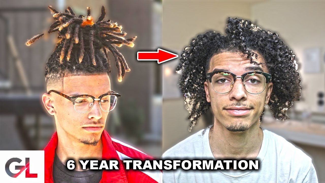 6 Year Transformation | Dreads To Curls - YouTube