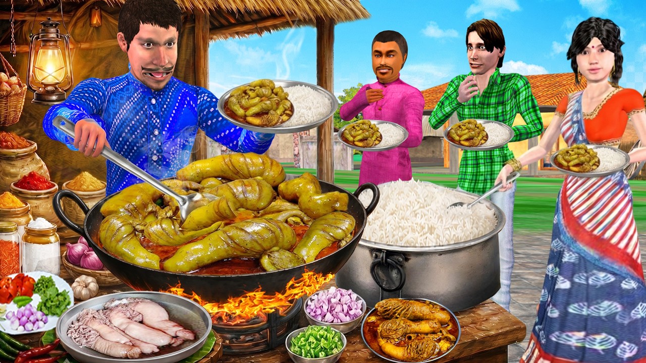 Bihar Famous Mutton Chusta Chawal Bihar Spicy Mutton Chusta Street Food Hindi Kahaniya Moral Stories