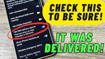 How to Turn On/Off SMS Delivery Reports on Samsung Galaxy Phones