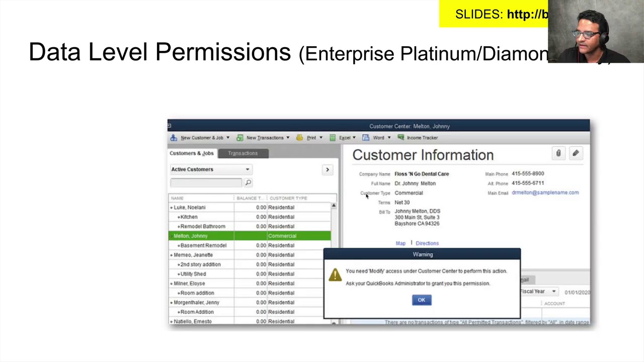 QuickBooks Enterprise Data Level User Permissions (2021) YouTube