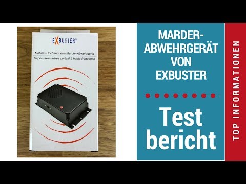 ᐅ Unboxing- und Test-Video des Marder-Abwehrgeräts Exbuster „PX-7604-919“  von PEARL auf Deutsch ☑ 