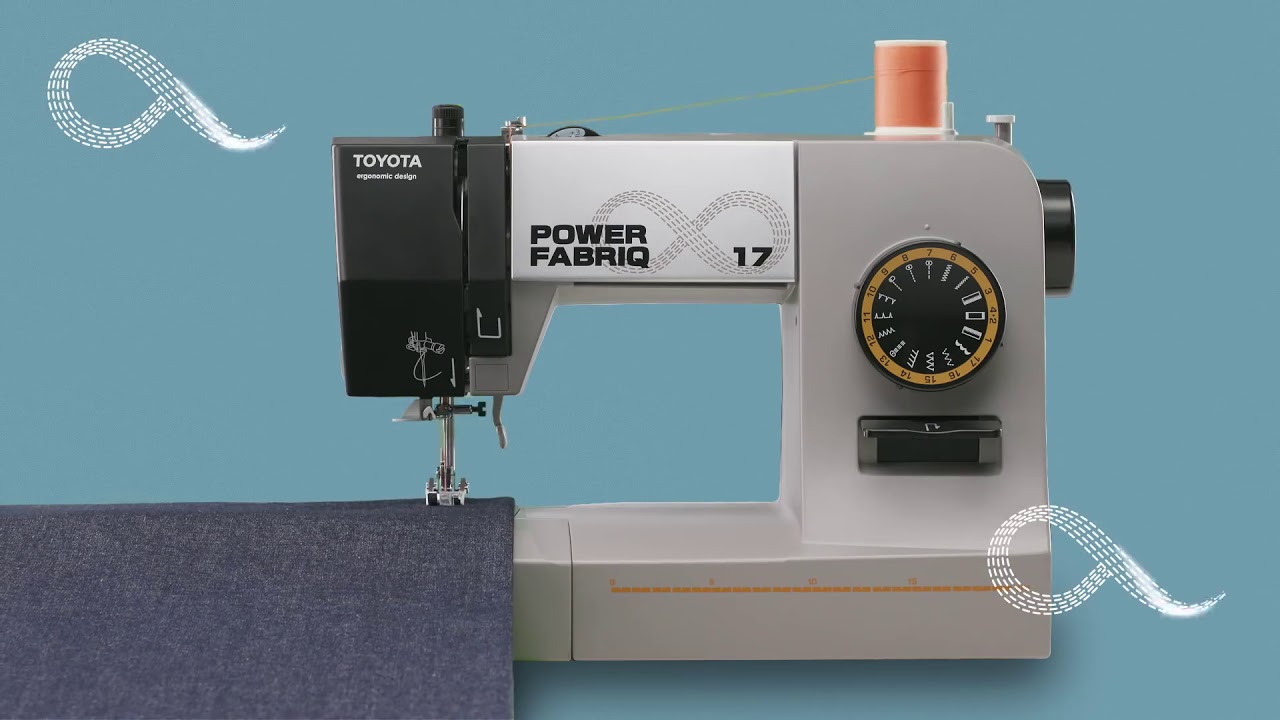 Machine à coudre Toyota Power FabriQ - YouTube