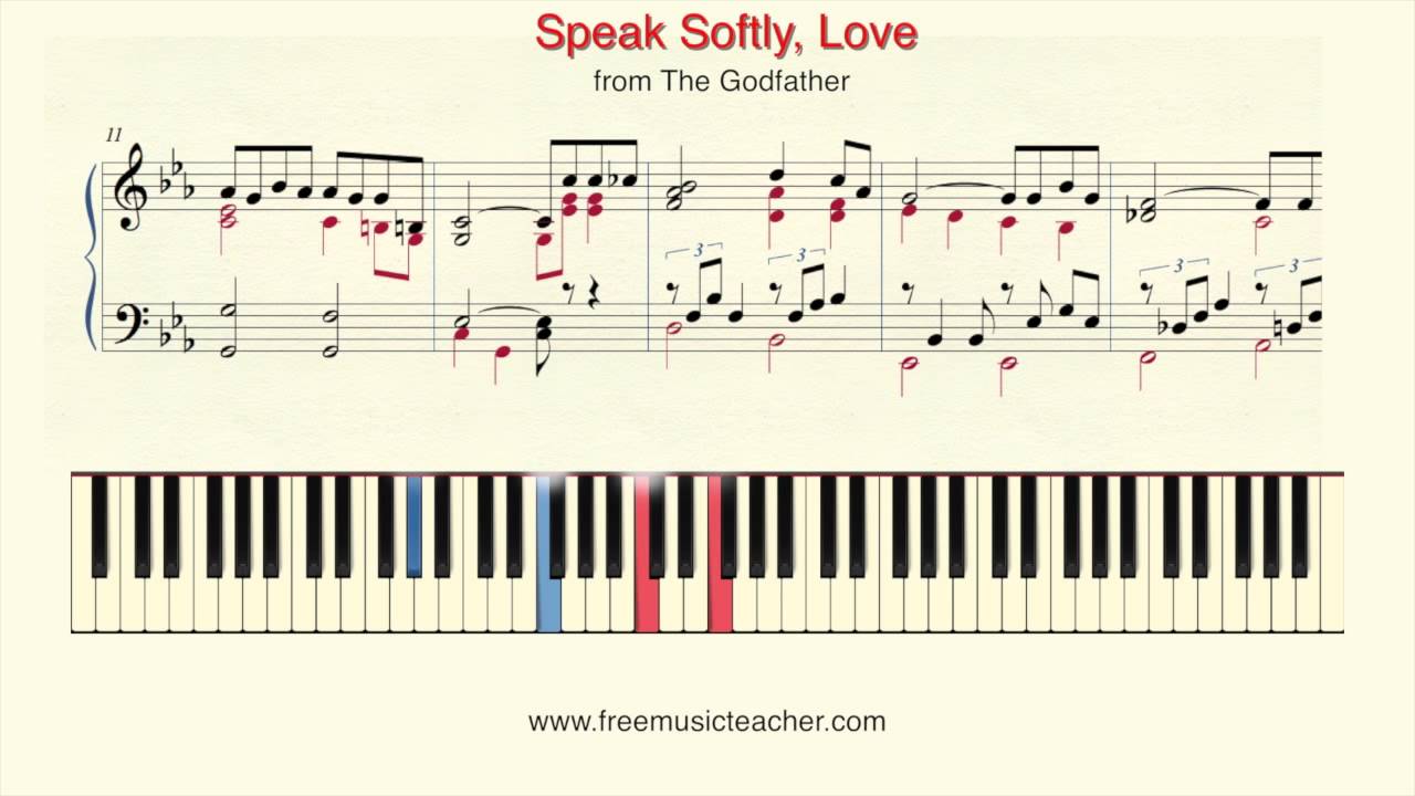 Speak Softly Love From The Godfather Youtube