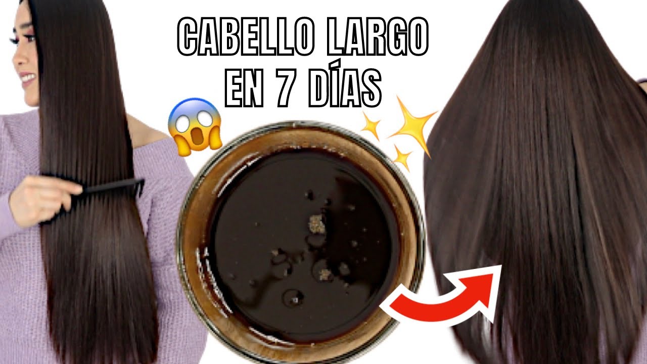CRECE TU CABELLO EN 7 DIAS CON SOLO 2 INGREDIENTES 😱 RESULATDOS