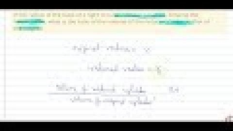 If the radius of the base of a right circular    cylinder is halved, keeping the height same, w...