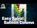 How to make a 5 balloon spiral garland - Easy to follow