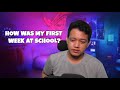 First Week at School
