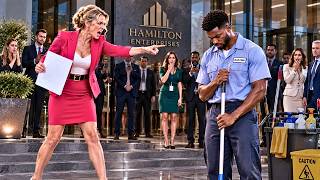 Female CEO Fired a Poor Janitor in Front of Everyone… Then He Became Her New Boss!