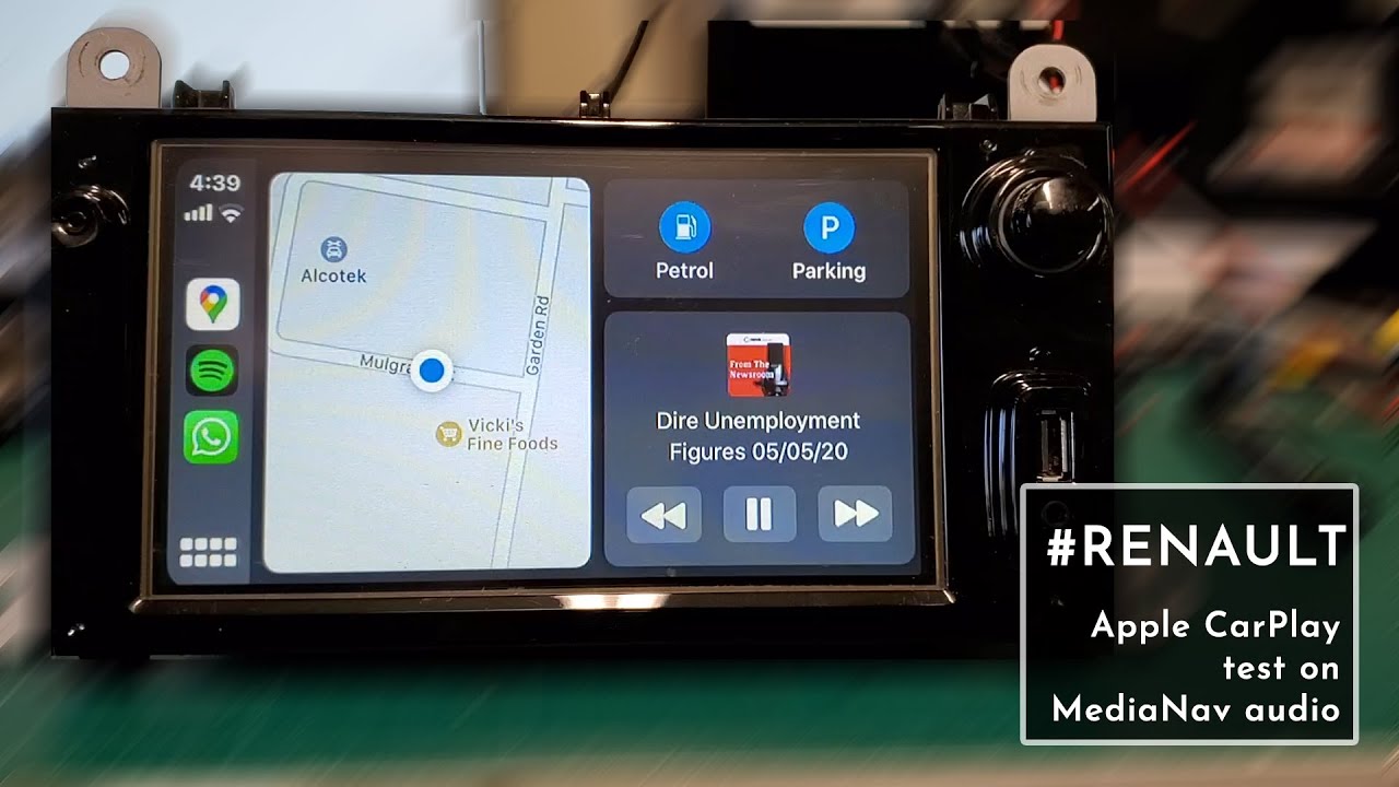 Radio navigation Renault Clio 4 ZOE Carplay Android Auto – Multigenus