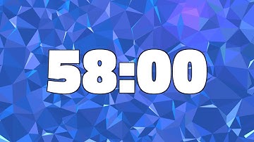 58 MINUTES TIMER COUNTDOWN [3480 seconds]