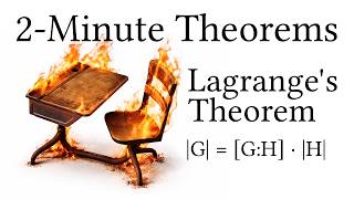 2-Minute Theorems: Lagrange's Theorem | Group Theory | Abstract Algebra | Lagrange | Dogmathic