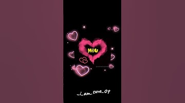 Mou........🐼💕✨ ।। Keyboard name video editing♥️✨