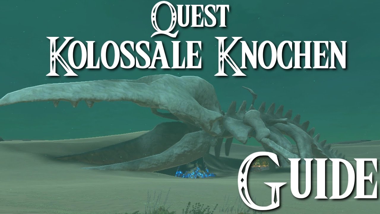 Zelda Breath Of The Wild Kolossale Knochen Kolossale Knochen - Quest - Zelda: Breath of the Wild Guide - YouTube