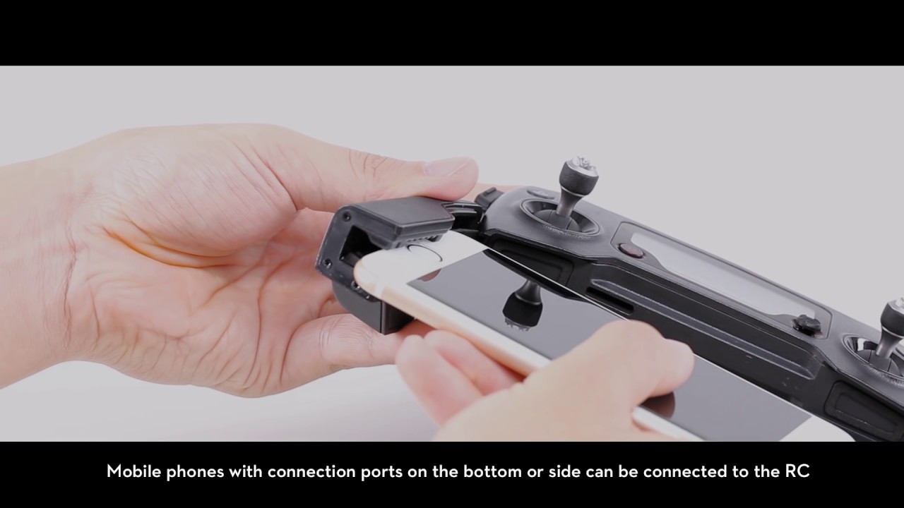 connect dji mavic pro to controller