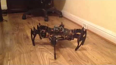 More Hexapod Walking With Inverse Kinematics