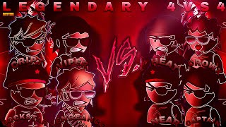 Legendary 4V4 Ft Viper, Rockstar, Cript, Captain, Crowx, Near, Heat, Exape, Skyper, Splade