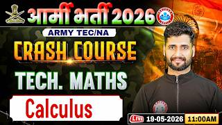 Army NA Technical Maths Class | Technical Maths Crash Course Class 08 | Calculus | Technical Maths