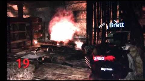 CoD WaW, Shi No Numa: Ray Gun Shoots Fire