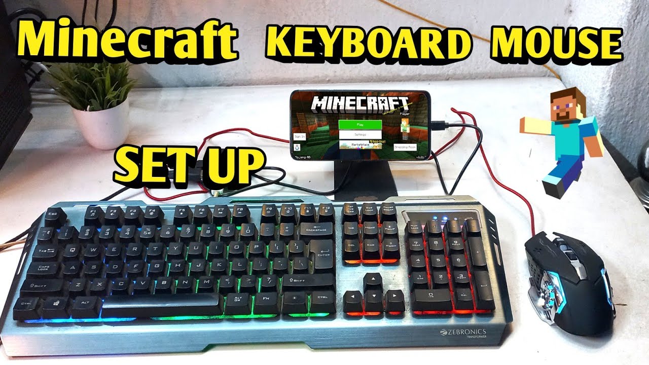 How To Play Minecraft With Keyboard Mouse Mobile in 2024 | Keyboard ...