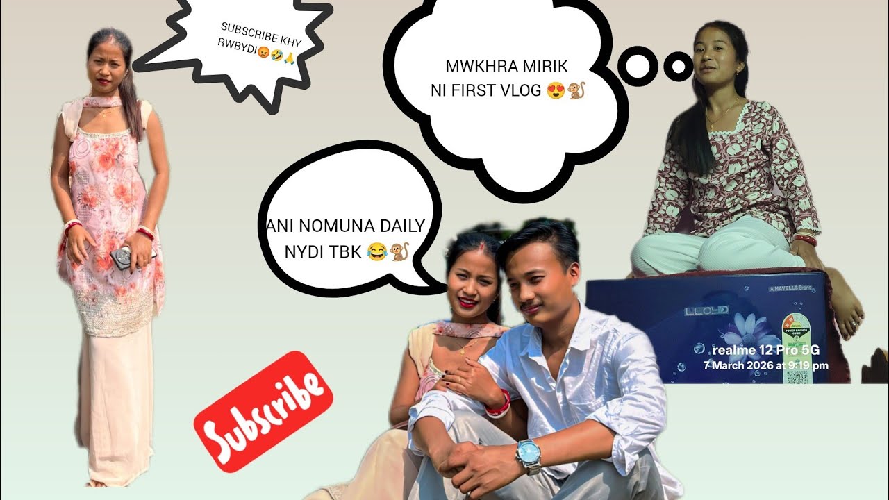#firstvlog ,😍jeswk hmjkma Manu oh video oh aswk n dkti ktl video khm khe tui fynai ,❤️  #subscribe 