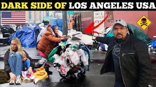 Homeless City In America Los Angeles Usa