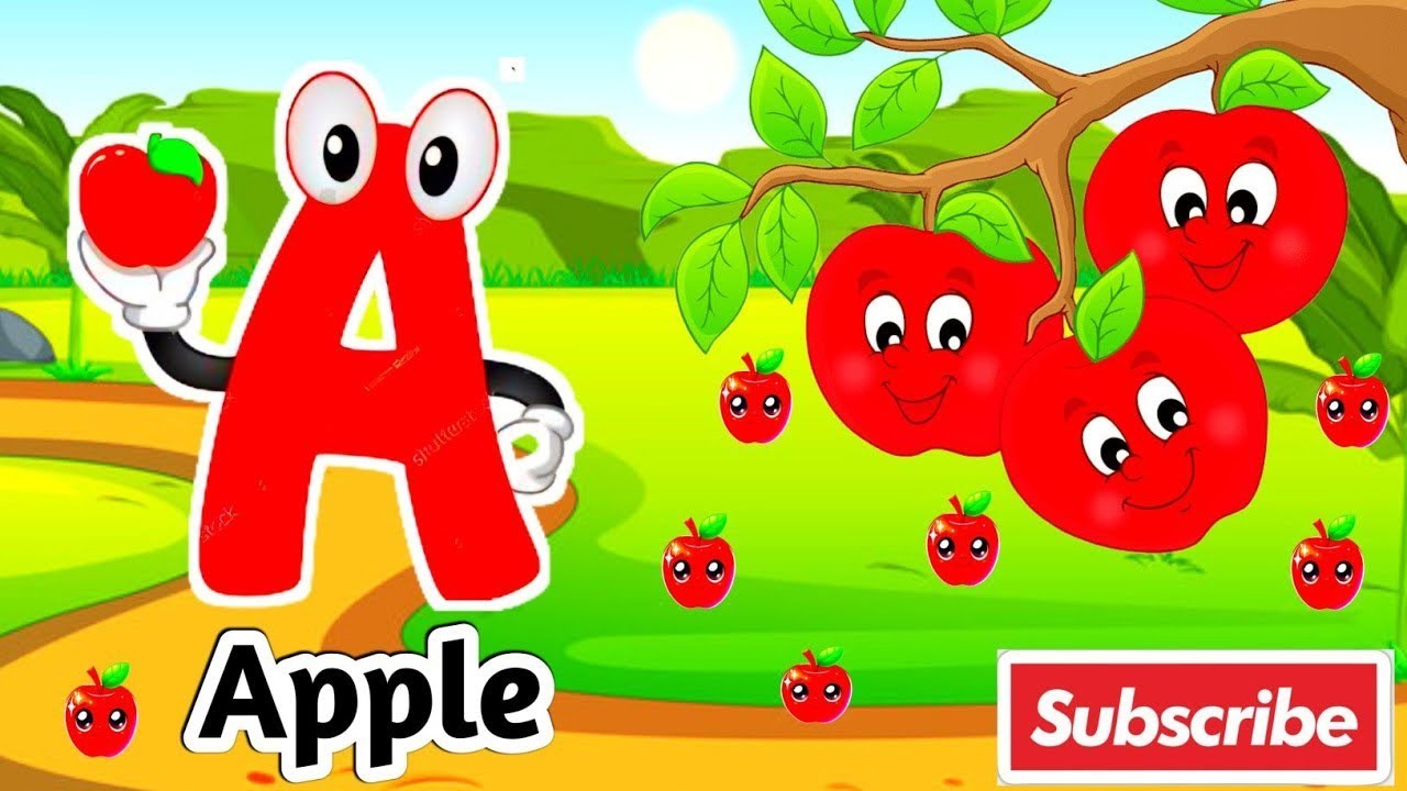 Phonics song two words - A For Apple - ABC Alphabet songs with sounds ...