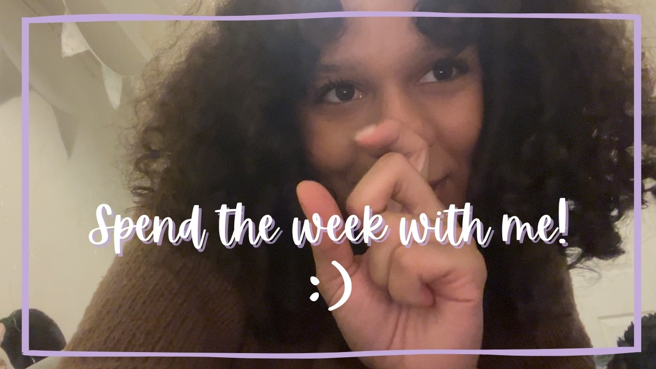 spend the week with me + study session!