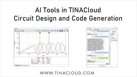 AI Tools in TINACloud: Circuit Design and Code Generation