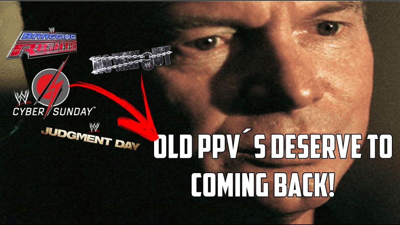 WWE PPV´S That Should Return to WWE  YouTube