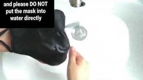 How to clean LED face Mask