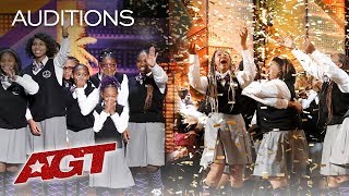 Detroit Youth Choir sing "Can't Hold Us" in The Auditions of America's Got Talent 2019