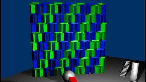 blender 2.49b domino test