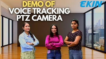 Demo of Voice Tracking PTZ Camera | Video Conference Solution | Ekin 1180 #ekin