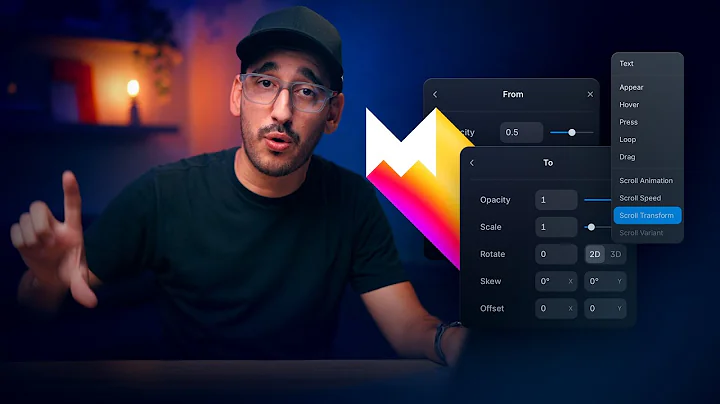 Transforming elements on scroll in Framer (Animation Lesson 8)