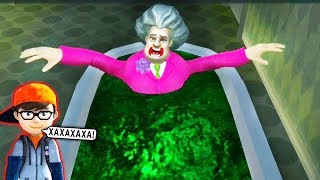 картинка: Утопил Злую Бабку Учительница Мисс Ти в Ванне! - Scary Teacher 3D