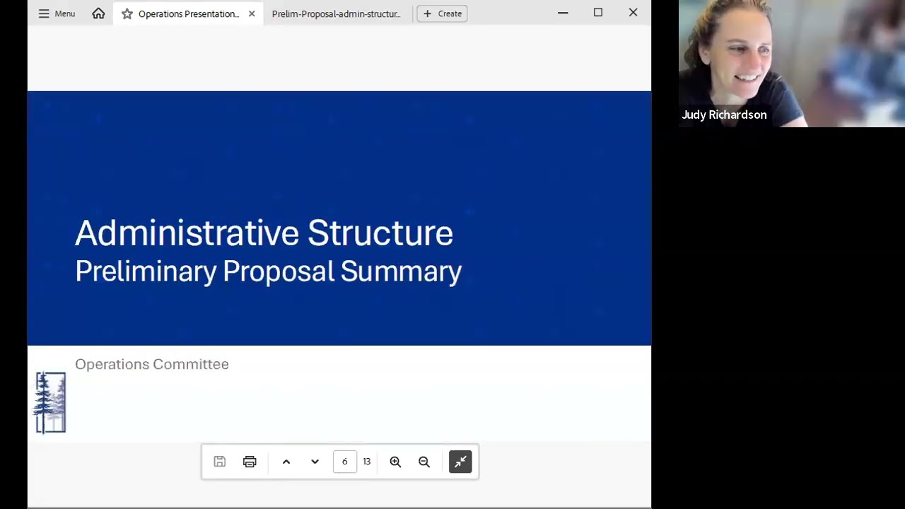 UHPGB Sept. 25, 2025, Operations  Committee Meeting