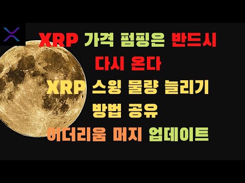   XRP 스윙 물량 늘리는 방법 공유 비트코인 10년전 가격은 천원 이하 XRP의 가격도 미래에는 큰 상승 가능성