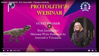 Webinar 1: PROF. GERTA KELLER screenshot 4