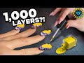 I tried the 1000 layer nail polish challenge  style theory