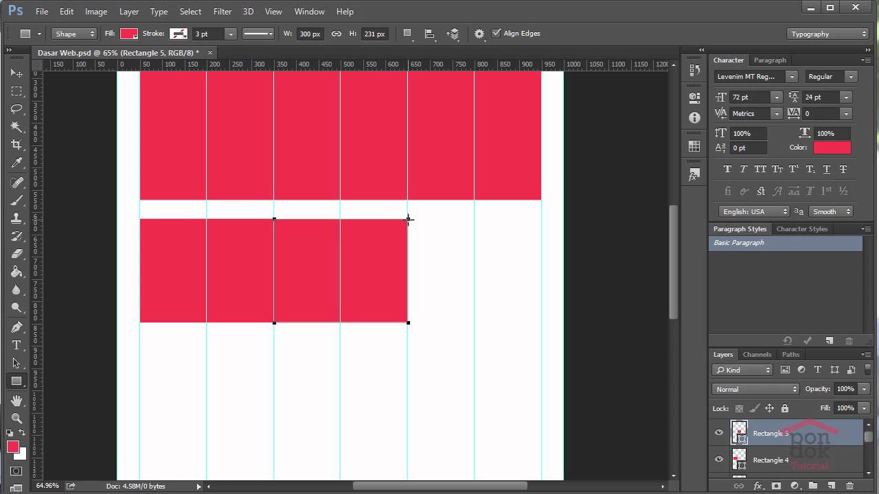  Cara  Membuat Desain  Web Di  Photoshop  Part 2 Pembuatan 