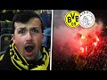 DORTMUND ATMOSPHERE, FLARES & CARNAGE as AJAX WON 3-1 at SIGNAL IDUNA PARK