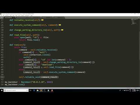 How To Write a Malware With Python - Backdoor | Writing Files