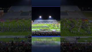 The volume of DCI but in a high school marching band - Welcome to Texas!