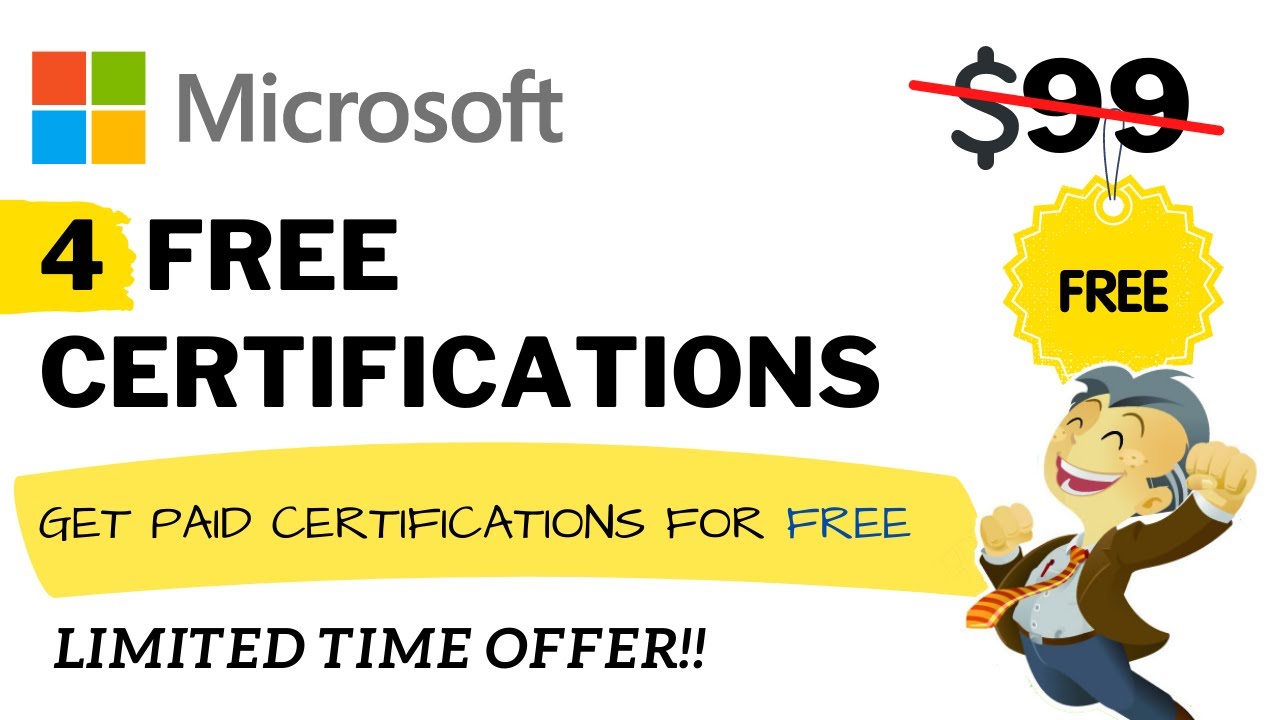 Microsoft Certifications Are Now FREE Limited Time Offer Hurry Up
