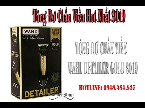 Review Tông Đơ Chấn Viền Wahl Detailer Gold - Bộ Chuyển Điện USA