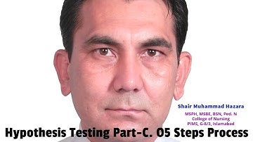 Biostatistics lecture 8_C Hypothesis Testing | Null & Alternate Hypothesis | Type-I & Type-II Error